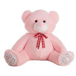 Oso de Peluche Evy Rosa 85 cm