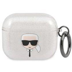 Funda Apple Airpods 3 KARL LAGERFELD (Plateado)