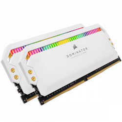 Corsair Dominator Platinum RGB DDR4 3200 PC4-25600 16GB 2x8GB CL16 Blanco