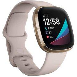 Fitbit Sense Smartwatch Blanco Marfil/Acero Inoxidable Dorado