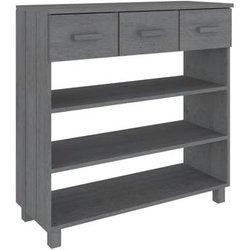 Mesa consola VIDAXL Gris Madera (90x35x90 cm )