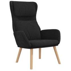 Silla Velvet Black Relax