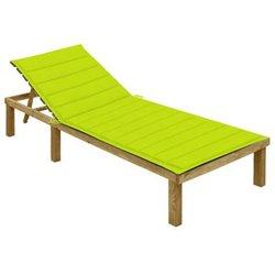 Tumbona VIDAXL Verde Madera (200x70x77 cm)