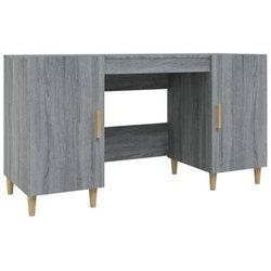 Escritorio Sonoma 140x50x75 cm madera multicapa gris