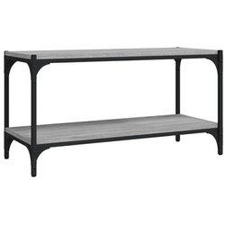 Mueble Para Tv VIDAXL Gris Madera contrachapada (80x33x41 )