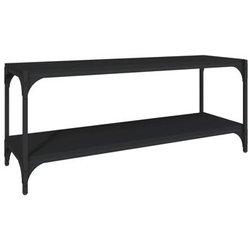 Mueble Para Tv VIDAXL Negro Madera contrachapada (100x33x41 )