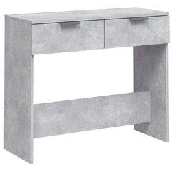 Mesa de Madera multicapa Hormigón gris 90x36x75cm