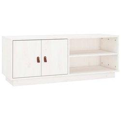 Mueble De Tv VIDAXL Blanco Madera (105x34x40 cm )