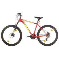 Bicicleta Montaña 21 Velocidades 27,5 Pulgadas Rueda 50 Cm Rojo Vidaxl