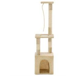 Árbol para gatos con arañazos en sisal 109 cm Beige