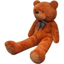 Oso De Peluche Grande Xxl Marrón 135 Cm Vidaxl