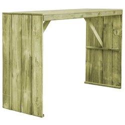 Mesa Jardin VIDAXL Verde Madera (170x60x110 cm)