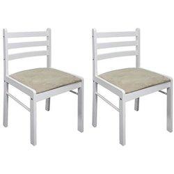 Pack De 2 Sillas De Comedor Ocotal Blanco 81X44x45 Cm