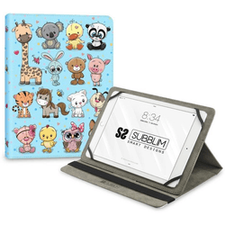 FUNDA TABLET SUBBLIM TRENDY CASE 11 ANIMALS