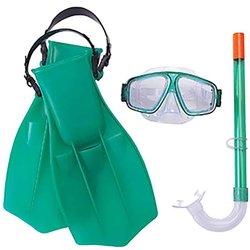 Set Gafas de Buceo + Tubo Snorkel + Aletas Bestway Hydro-Pro Aviator Style