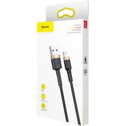 Baseus Cafule 1 m Negro, Oro