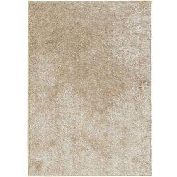 ISTAN Alfombra larga brillante efecto beige 120x170 cm