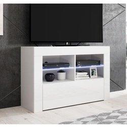 Mueble TV modelo Lilian (100x65cm) color blanco con LED