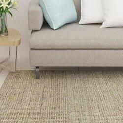 vidaXL Alfombra de sisal natural verde 80x300 cm