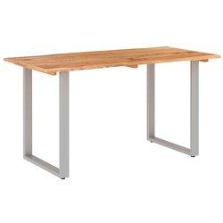 Mesa de comedor VIDAXL Marrón Madera (140x70x76 cm)