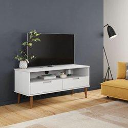 Mueble De Tv VIDAXL Blanco Madera (106x40x49 )