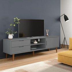 Mueble De Tv VIDAXL Gris Madera (158x40x49 )