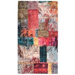 Alfombra lavable patchwork antideslizante multicolor 190x300 cm