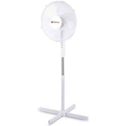 Ventilador De Pie Alpina 42W 3 Velocidades Oscilante Blanco 105-128X40 Cm