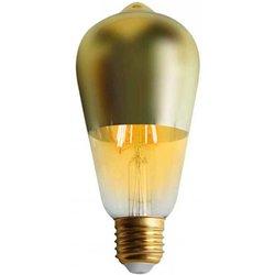 Bombilla Led Cúpula 7Hsevenon E27 6W 600Lm Oro Ø6,4X14 Cm