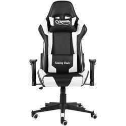 vidaXL Silla Gaming Giratoria Pvc Blanco