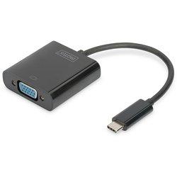 Digitus Adaptador USB Type-C a VGA Negro