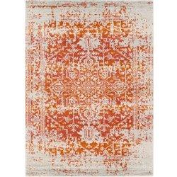 Surya Alfombra vintage oriental naranja/blanco 120x170