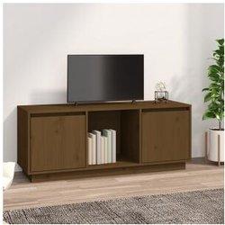 Mueble de TV VIDAXL Marrón Madera (110.5x35x44 cm )