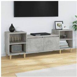 Mueble De Tv VIDAXL Gris Madera contrachapada (160x35x55 )