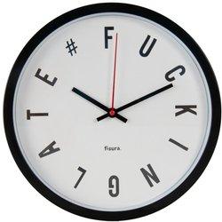 Reloj de pared fisura fuckin late circular blanco 30cm