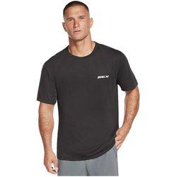 Camiseta SKECHERS Hombre (Poliéster - Negro - M)