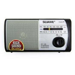 Radio SILVANO Am/Fm Portátil Pilas