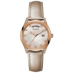 Reloj GUESS Mujer (Piel - Rosa)