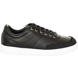 Zapatillas deportivas clásicas con cierre de cordones WF100004A mujer 37 negro