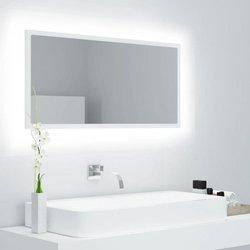 Espejo De Baño Con Luces Led Blanco 37X90x8,5 Cm