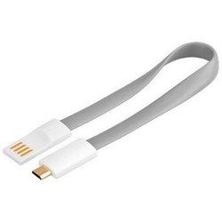 Cable USB GOOBAY USB A/Micro-USB B 0.2 m Macho/Macho Gris