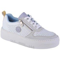 Zapatillas Mujer RIEKER (37 - Cuero Sintético - Blanco)