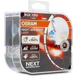 Kit 2 Lámparas Hcb H3 12V55W Night Breaker® Láser Hcb OSRAM