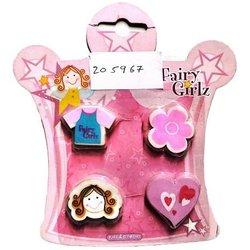 Borradores de flores de Fairy Girlz (Paquete de 4) One Size