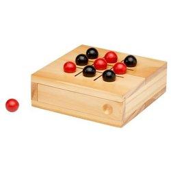 Juego de tres en raya de madera Strobus One Size natural