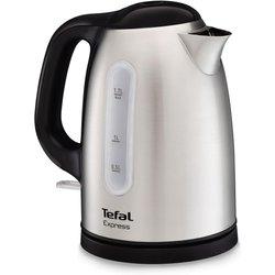 Hervidor eléctrico inalámbrico de acero inoxidable Tefal KI230D Express (1,7 litros) 2400W Plata