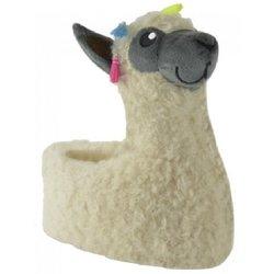 Pantuflas de Llama para Niñas 11-12 UK beige