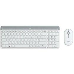 Logitech-Teclado y Ratón Logitech  MK470 Blanco Francés AZERTY