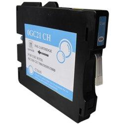 Ricoh GC21C Cyan Cartucho de Tinta Pigmentada Generico - Reemplaza 405533/405537-RI-GC21CY(PG)