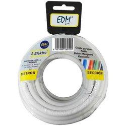 Cable EDM 2 x 0,75 mm Blanco 25 m